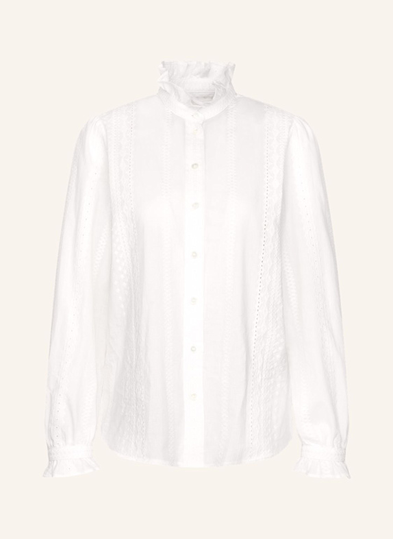 seidensticker Rüschenbluse WEISS