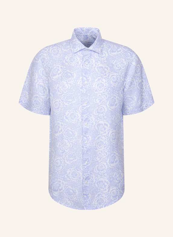seidensticker Leinenhemd Regular Fit HELLBLAU
