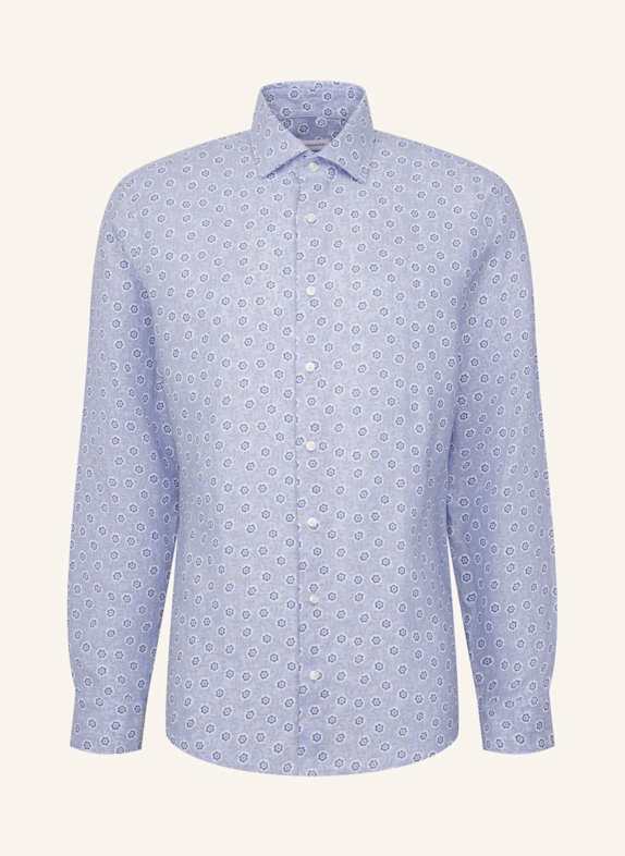 seidensticker Leinenhemd Regular Fit BLAU