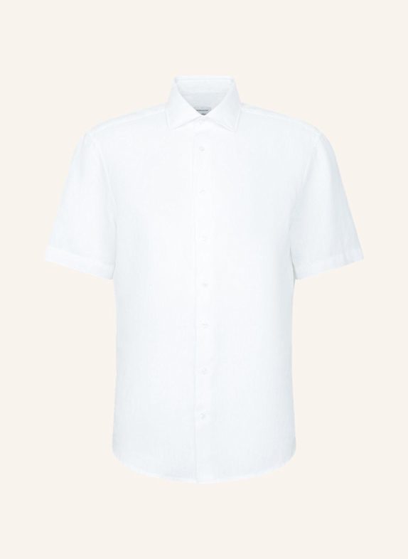 seidensticker Leinenhemd Regular Fit WEISS