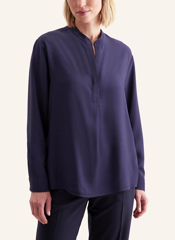 seidensticker Tunic, stand-up collar blouse DARK BLUE