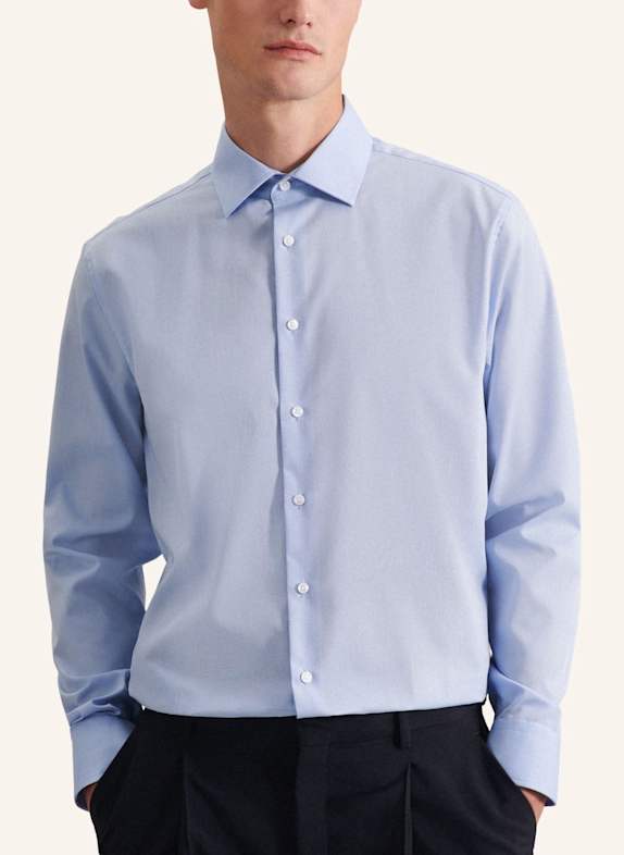 seidensticker Business Hemd Shaped Fit HELLBLAU