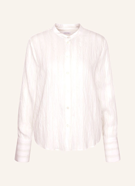 seidensticker Blouse met opstaande kraag WIT