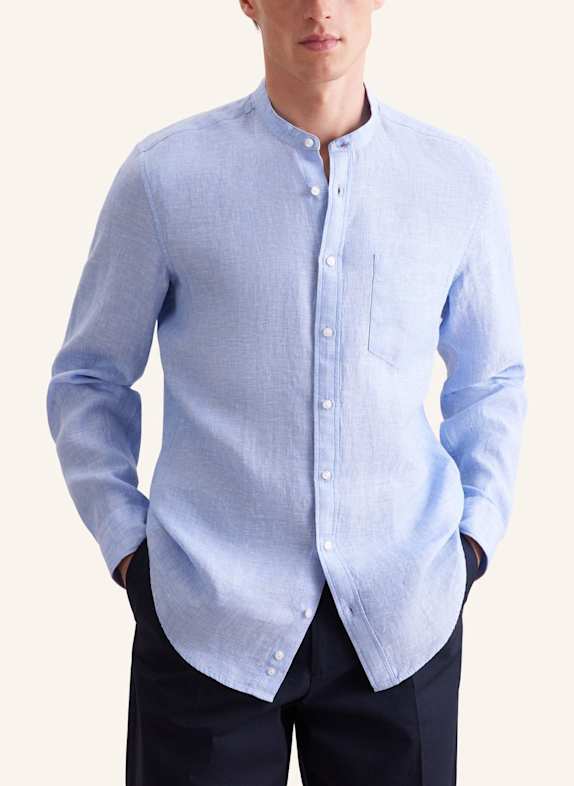 seidensticker Leinenhemd Slim Fit BLAU