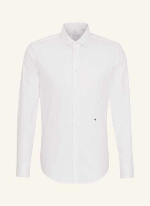 seidensticker , Slim Fit-overhemd WIT