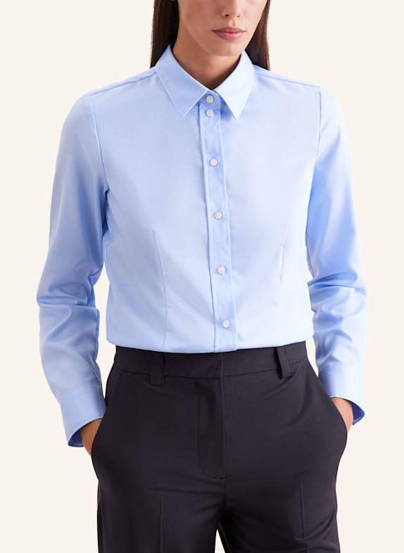 seidensticker Overhemdblouse, klassieke blouse BLAUW