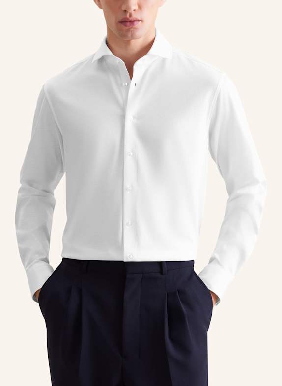 seidensticker Jerseyhemd Regular Fit WEISS