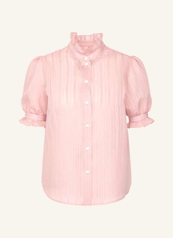 seidensticker Blouse met ruches ROZE