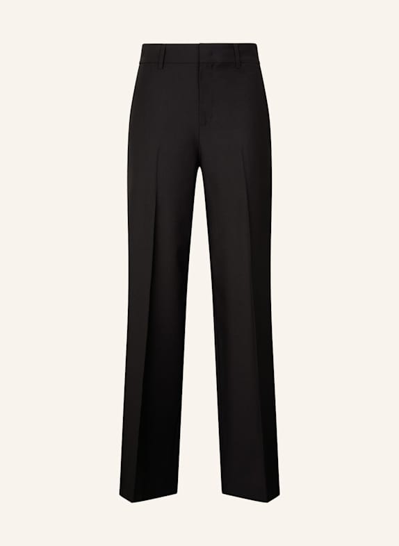 seidensticker stoffen broek ZWART