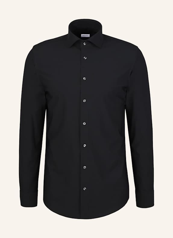 seidensticker Slim-Fit Performance Shirt BLACK