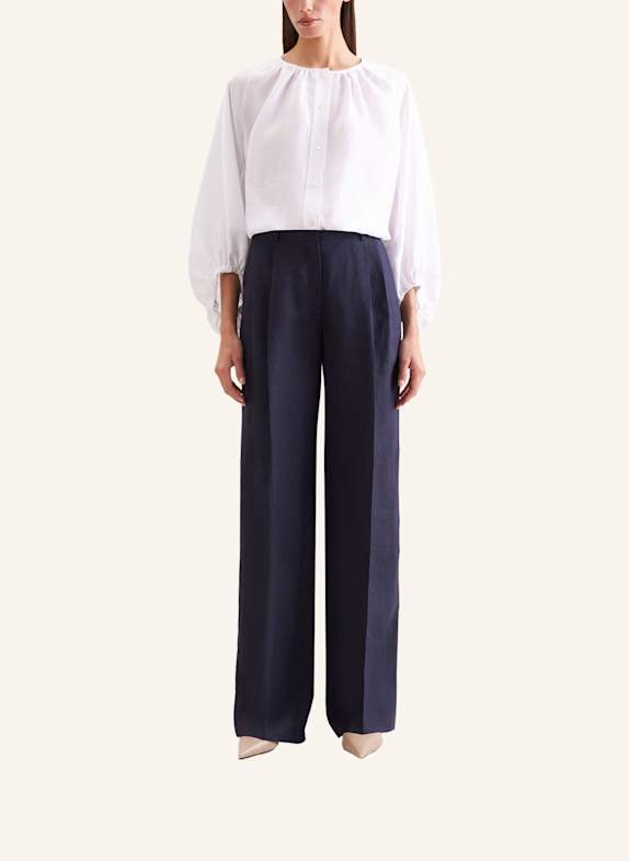 seidensticker stoffen broek DONKERBLAUW