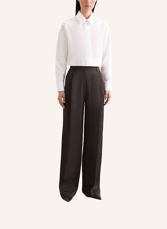 seidensticker stoffen broek BRUIN
