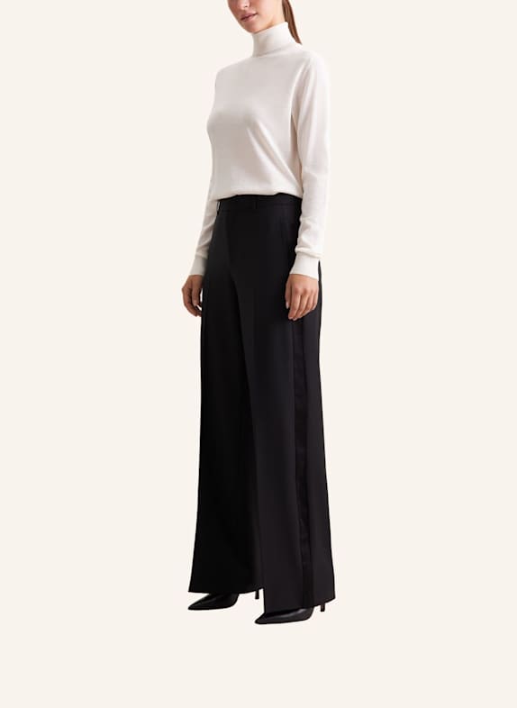seidensticker stoffen broek ZWART
