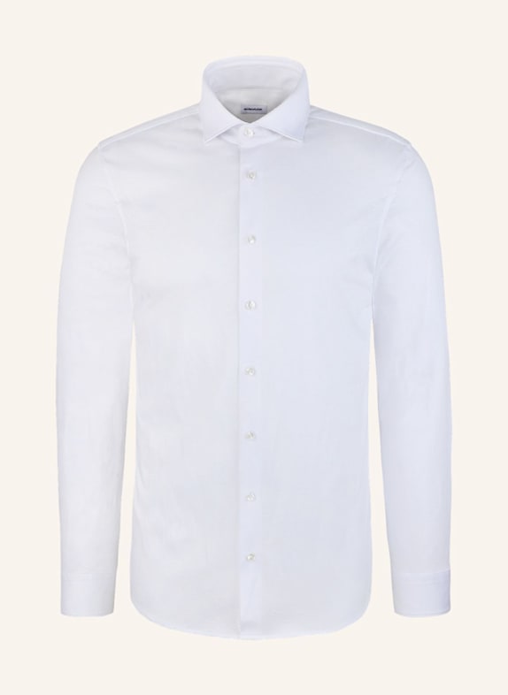 seidensticker Jerseyhemd Slim Fit WEISS