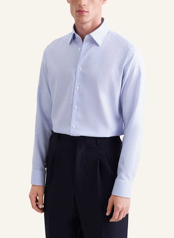 seidensticker Business Hemd Shaped Fit HELLBLAU