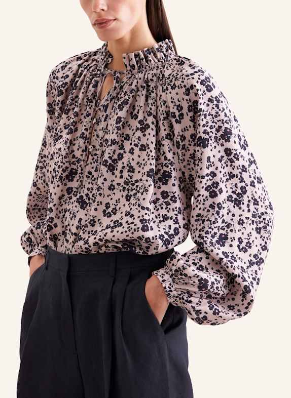 seidensticker Blouse met ruches ROZE
