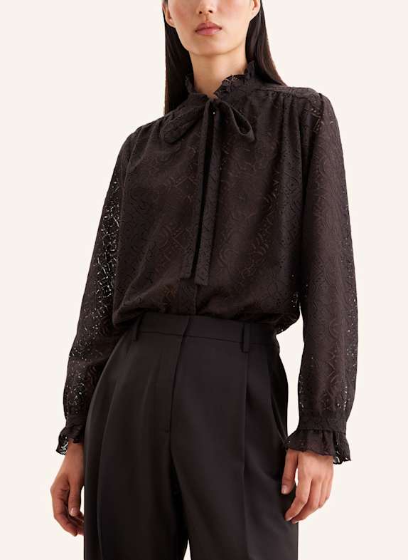 seidensticker Uitgestrekte blouse BRUIN