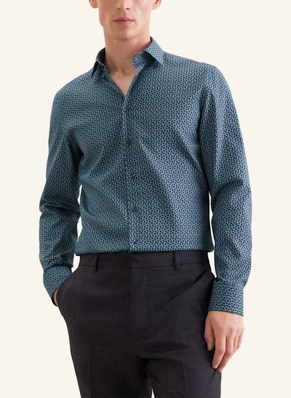 seidensticker Zakelijk overhemd, slim fit GROEN