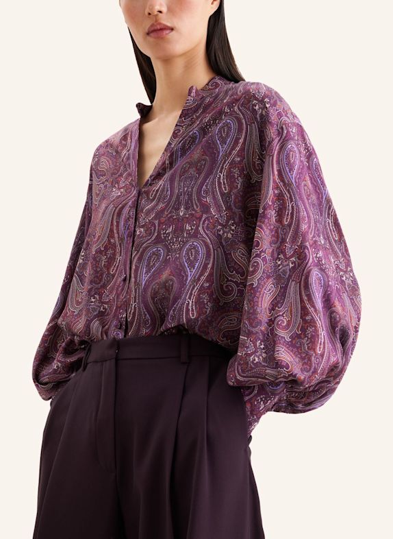 seidensticker Uitgestalde blouse PAARS