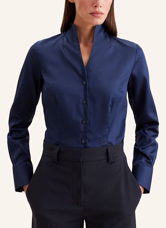 seidensticker Blouse met kelkkragen DONKERBLAUW