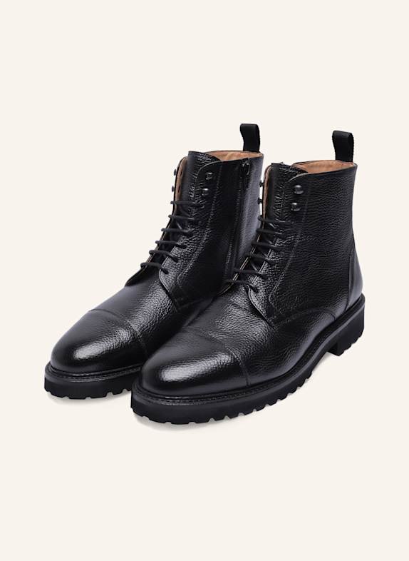 Henry Stevens Schnürboots WINSTON CDB6 SCHWARZ