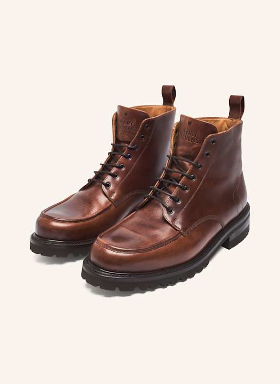 Henry Stevens Schnürboots HARRY NB5 BRAUN