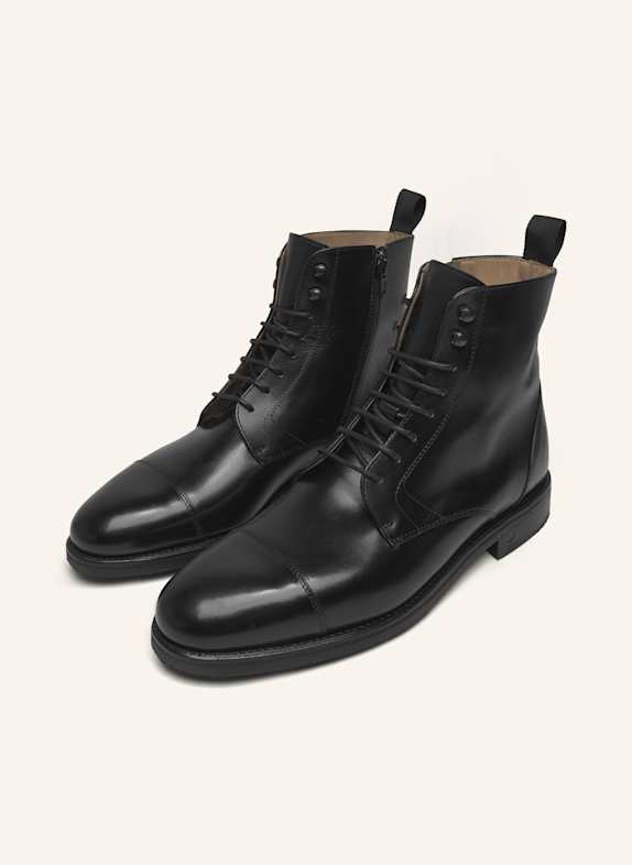 Henry Stevens Schnürboots WINSTON CDB2 SCHWARZ