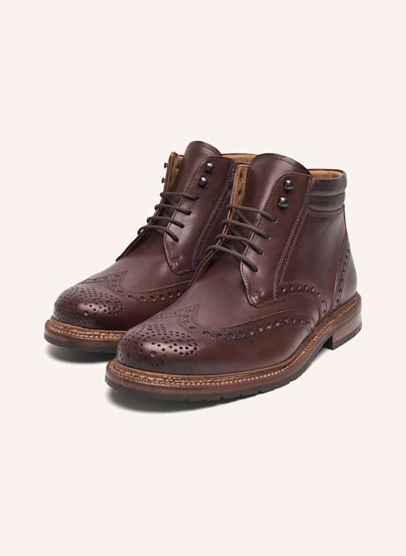 HEINRICH DINKELACKER Schnürboots JANOSH K FULL BROGUE BC DUNKELBRAUN