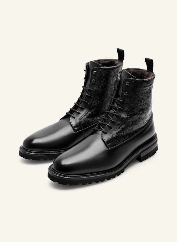 Henry Stevens Schnürboots WINSTON PDB5 DUNKELGRAU