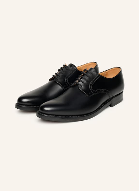 HEINRICH DINKELACKER Schnürer MILANO PLAIN BC SCHWARZ