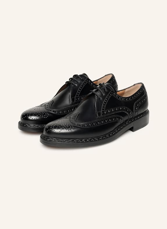 HEINRICH DINKELACKER Schnürer BUDA FULL-BROGUE BC SCHWARZ