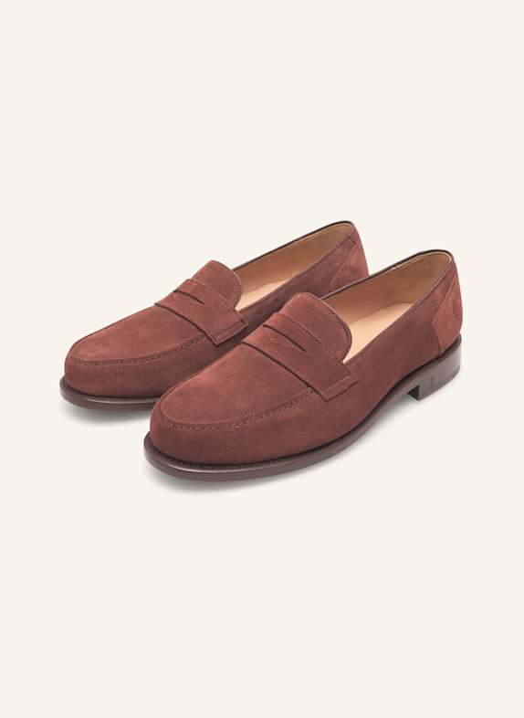 Henry Stevens Loafer HAYWOOD PL BRAUN/ ROT