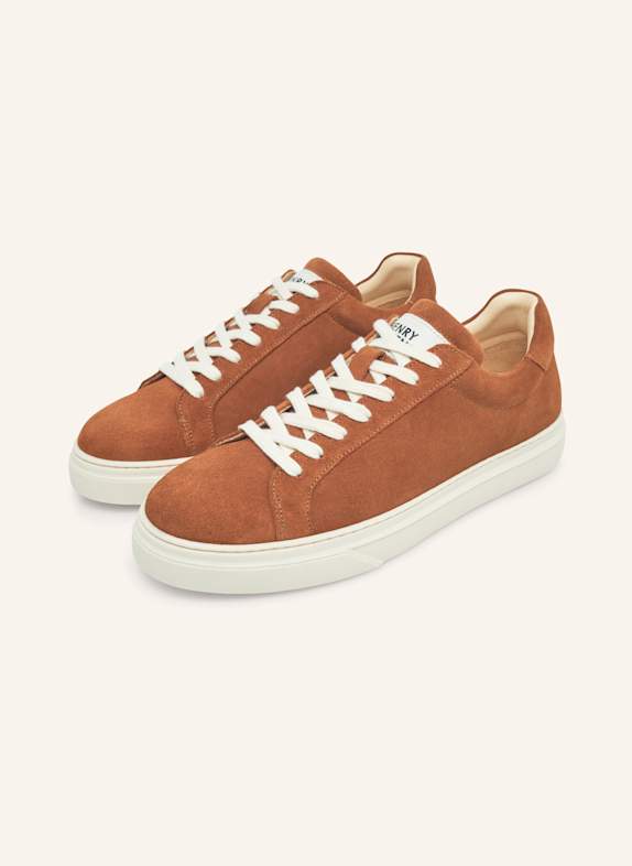 Henry Stevens Sneaker TRAVIS S1 BRAUN/ ROT