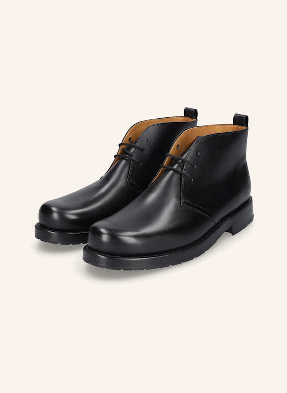 HEINRICH DINKELACKER Schnürboots RIO PLAIN BC SCHWARZ