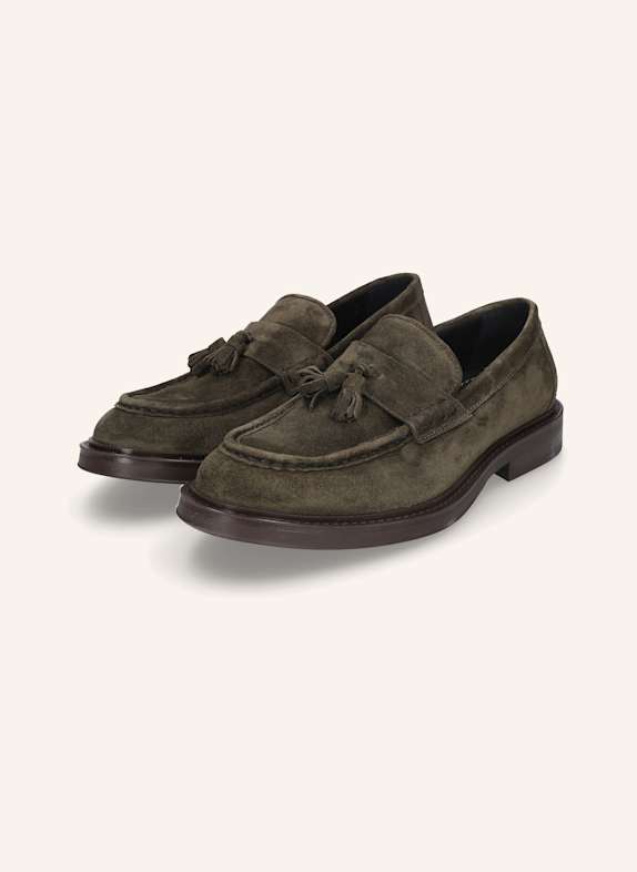 HEINRICH DINKELACKER Loafer FLORENZ PLAIN V DUNKELGRÜN