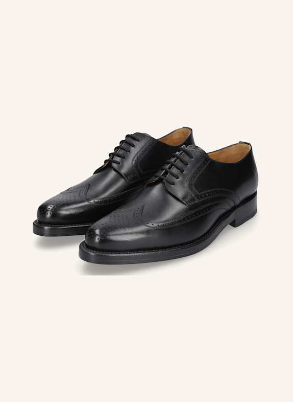 HEINRICH DINKELACKER Schnürer MILANO FULL-BROGUE BC SCHWARZ