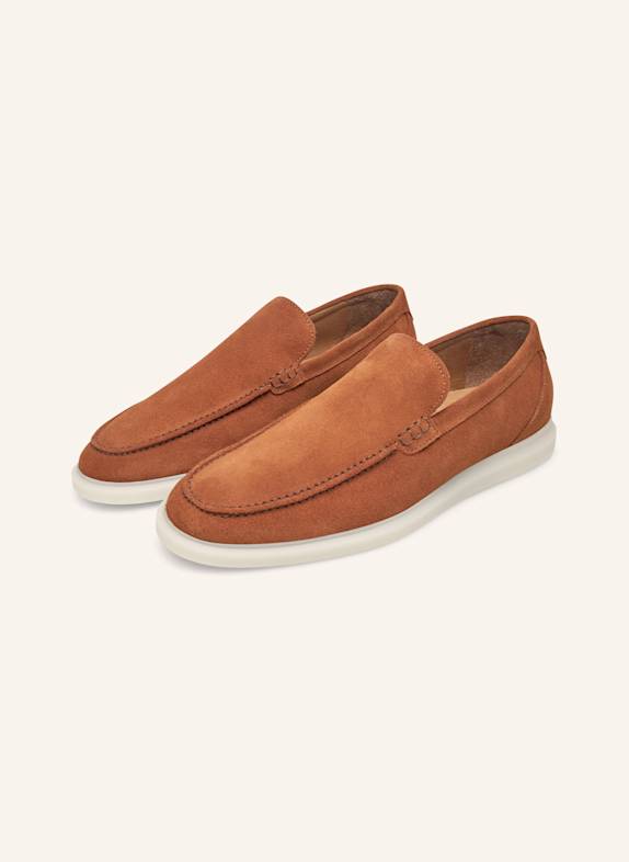 Henry Stevens Loafer ELIA L1 BRAUN/ ROT