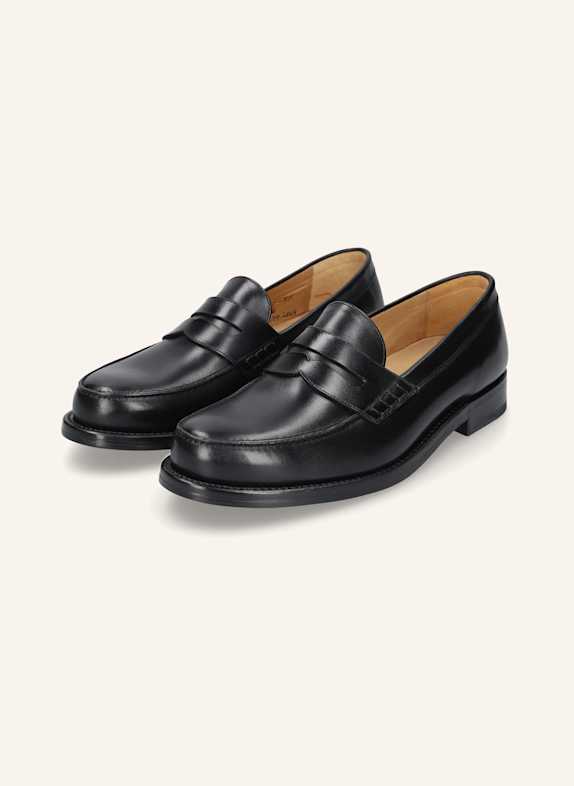 HEINRICH DINKELACKER Slipper JANOSH K PLAIN AC SCHWARZ