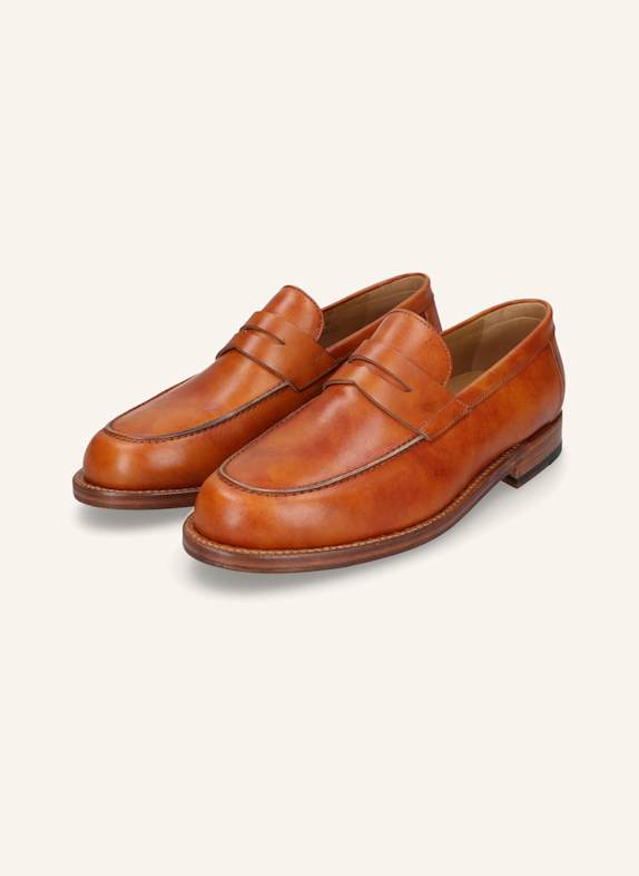 HEINRICH DINKELACKER Slipper WIEN PLAIN TC COGNAC