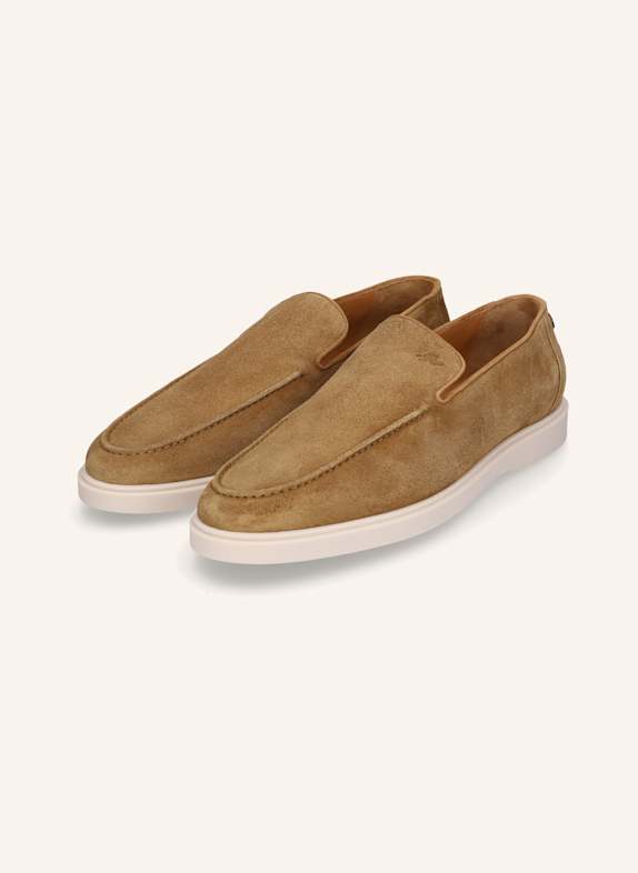 HEINRICH DINKELACKER Loafer GENUA PLAIN LOAFER V HELLBRAUN