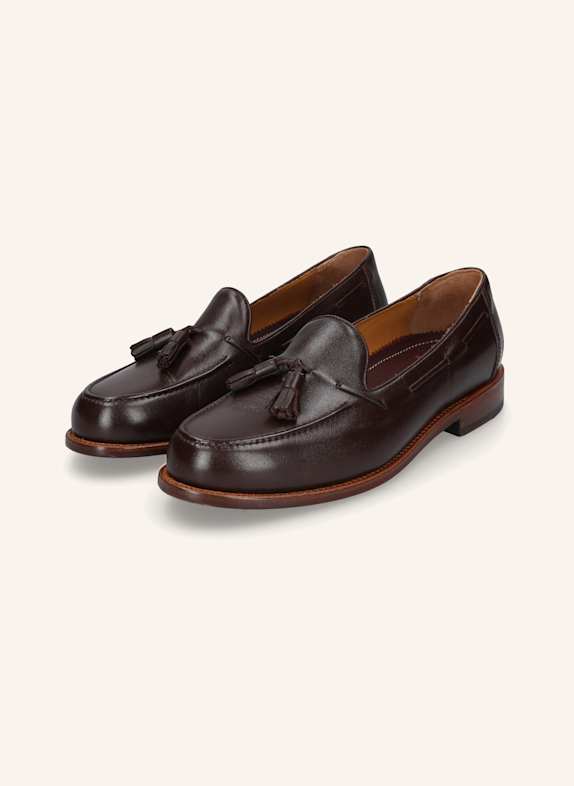HEINRICH DINKELACKER Loafer WIEN PLAIN TASSEL NP DUNKELBRAUN