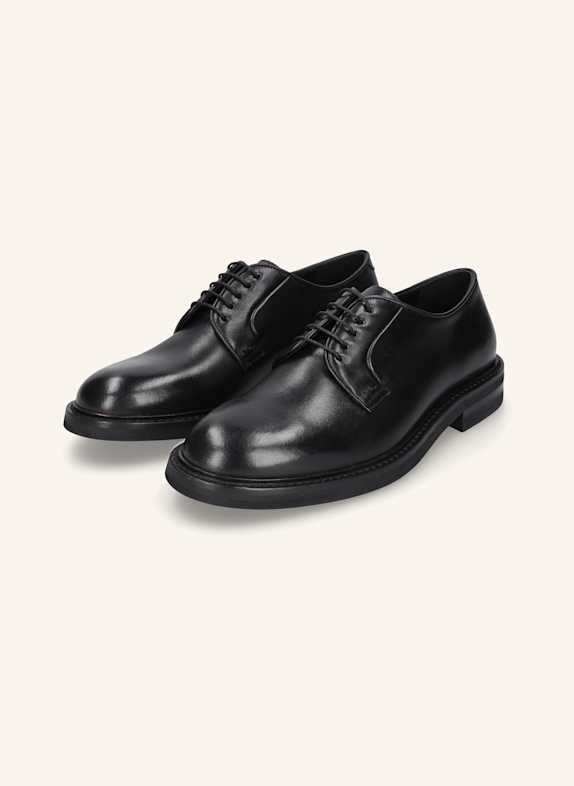 HEINRICH DINKELACKER Schnürer FLORENZ DERBY PLAIN BC SCHWARZ