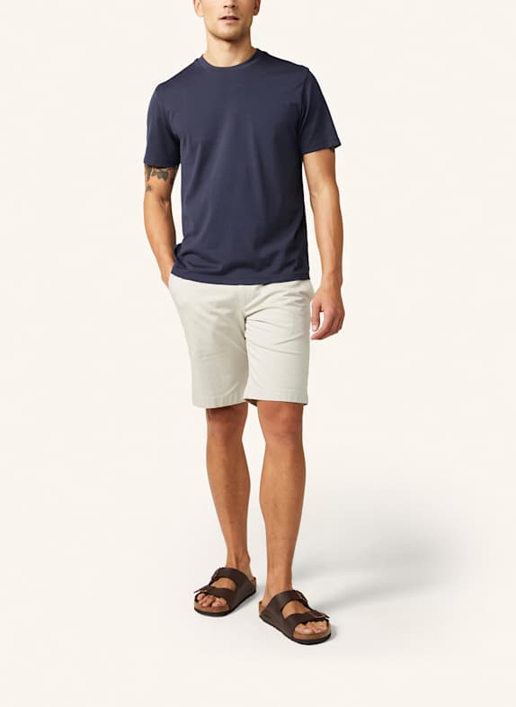 van Laack T-shirt met moderne pasvorm DONKERBLAUW