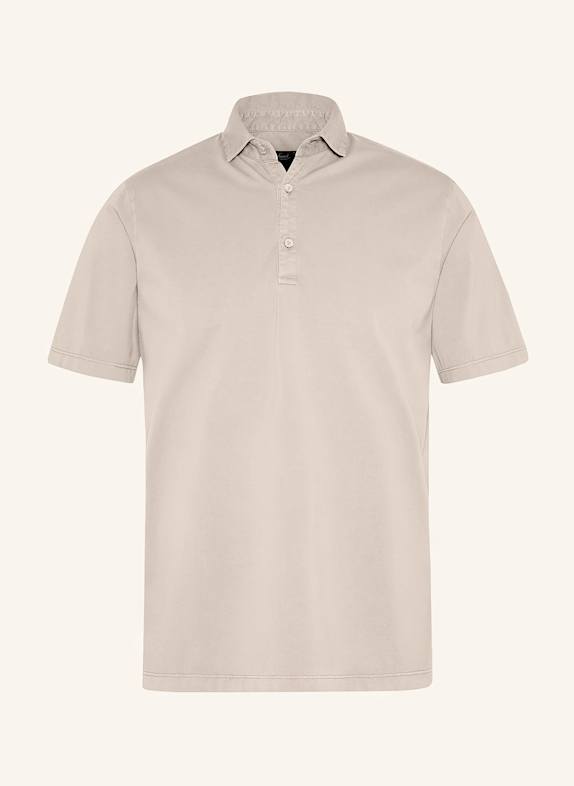 van Laack Hemd Polo BEIGE/ BRAUN