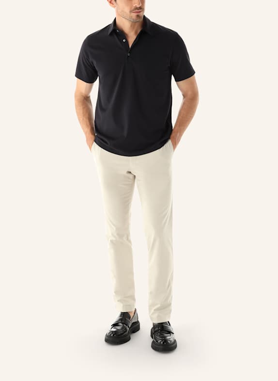 van Laack Overhemd Polo ZWART