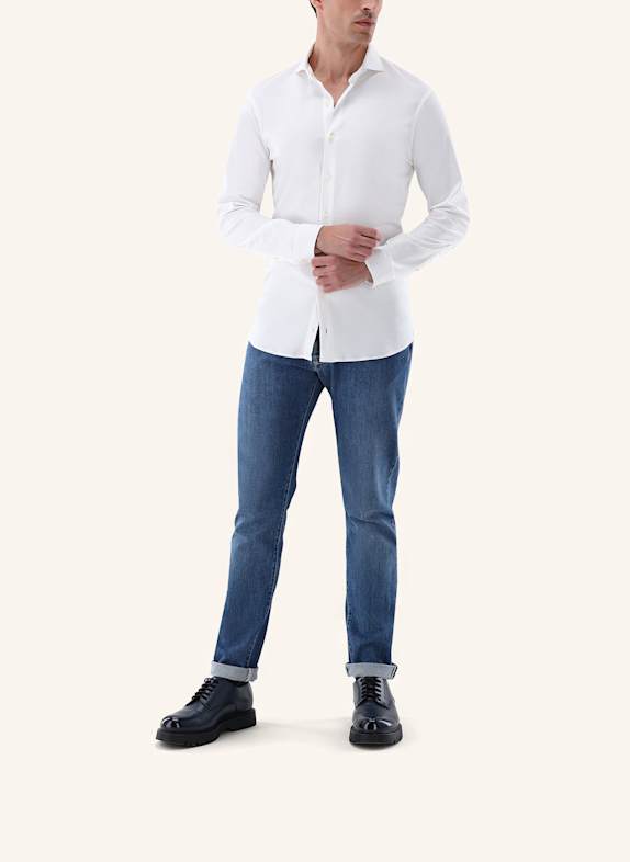 van Laack Overhemd, slim fit WIT