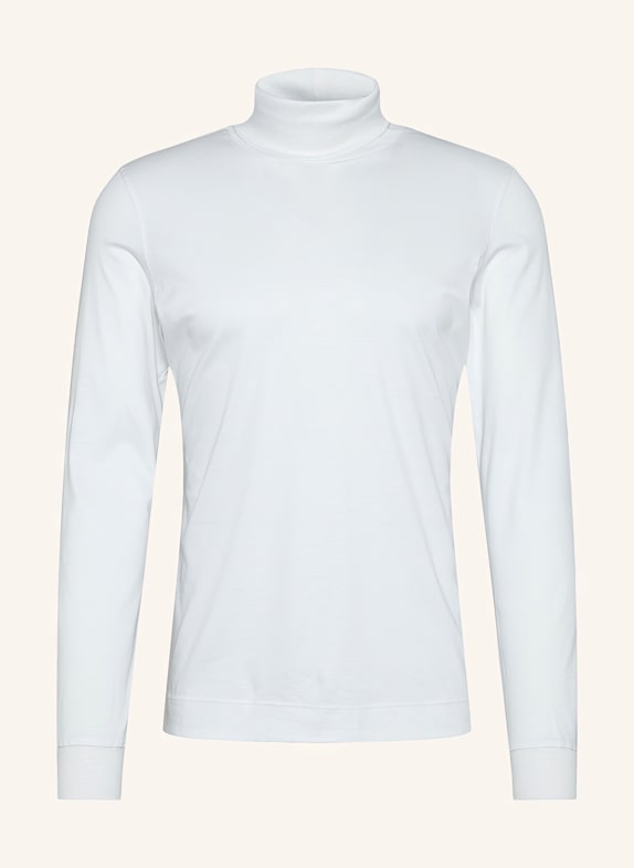 van Laack Longsleeves Polo WEISS