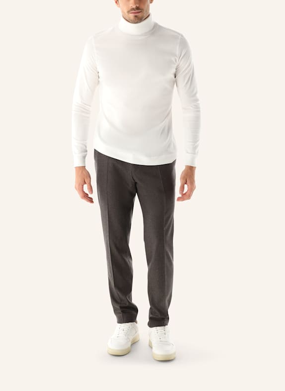 van Laack Longsleeves Polo WEISS