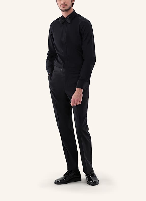 van Laack Overhemd, slim fit ZWART