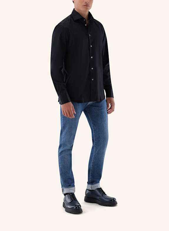 van Laack Overhemd Tailor Fit ZWART